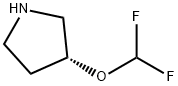 (R)-3-(DIFLUOROMETHOXY)PYRROLIDINE Structure