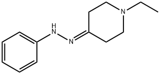 1-ETHYL-4-(2-PHENYLHYDRAZONO)PIPERIDINE 구조식 이미지