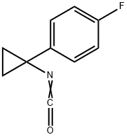 1-fluoro-4-(1-isocyanatocyclopropyl)benzene Structure