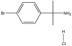 2-(4-BROMOPHENYL)PROPAN-2-AMINE HCL 구조식 이미지