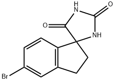 5-BROMO-2,3-DIHYDROSPIRO[IMIDAZOLIDINE-4,1-INDENE]-2,5-DIONE Structure