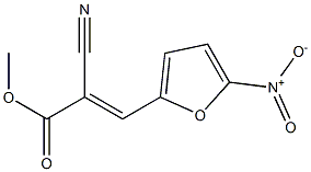 methyl 2-cyano-3-(5-nitro-2-furyl)acrylate 구조식 이미지