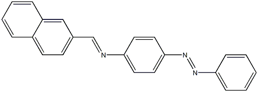 N-(2-naphthylmethylene)-4-(phenyldiazenyl)aniline 구조식 이미지