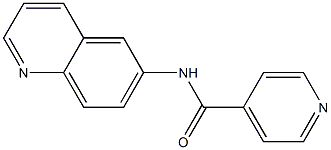 N-quinolin-6-ylisonicotinamide 구조식 이미지