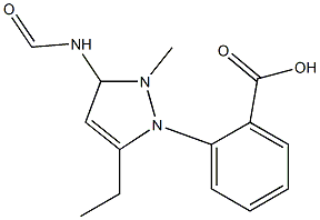 ethyl 2-(1-methyl-1H-pyrazole-5-carboxamido)benzoate Structure