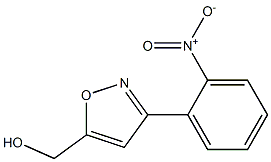 (3-(2-nitrophenyl)isoxazol-5-yl)methanol 구조식 이미지