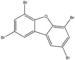 2,4,6,8-TETRABROMODIBENZOFURAN (13C12, 99%) 5 ug/ml in Nonane Structure