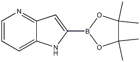 2-(4,4,5,5-tetramethyl-1,3,2-dioxaborolan-2-yl)-pyrrolo[3,2-b]pyridine 구조식 이미지