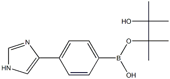 4-(1H-imidazol-4-yl)phenylboronic acid pinacol ester 구조식 이미지