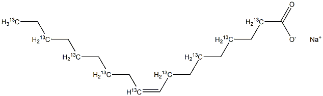 Sodium oleate-2,4,6,8,10,12,14,16,18-13C9
		
	 구조식 이미지