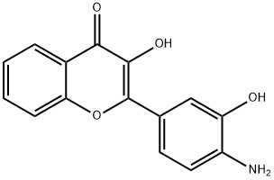 2-(4-amino-3-hydroxyphenyl)-3-hydroxy-4H-chromen-4-one Structure