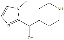 (1-methyl-1H-imidazol-2-yl)(piperidin-4-yl)methanol 구조식 이미지