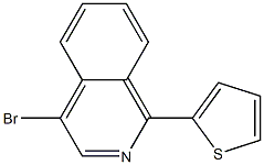 4-Bromo-1-(thiophen-2-yl)isoquinoline Structure