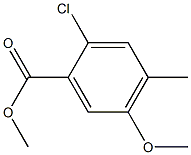 Methyl 2-chloro-5-methoxy-4-methylbenzoate Structure