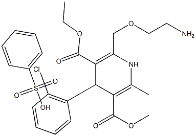 Amlodipine iMpurity N 구조식 이미지