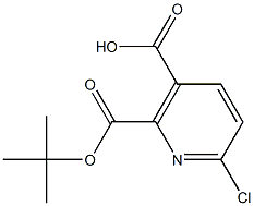 2-(tert-butoxycarbonyl)-6-chloronicotinic acid Structure