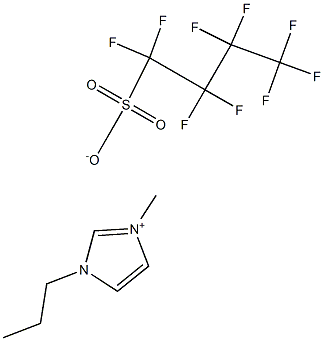 1-propyl-3-methylimidazolium perfluorobutanesulfonate Structure