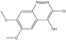 3-Chloro-6,7-dimethoxy-cinnolin-4-ol 구조식 이미지