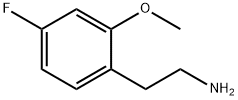 2-(4-fluoro-2-methoxyphenyl)ethan-1-amine 구조식 이미지