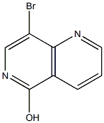 8-Bromo-[1,6]naphthyridin-5-ol Structure