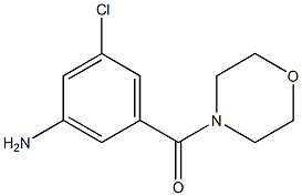 (3-amino-5-chlorophenyl)(morpholino)methanone 구조식 이미지
