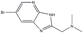 1-(6-bromo-3H-imidazo[4,5-b]pyridin-2-yl)-N,N-dimethylmethanamine Structure
