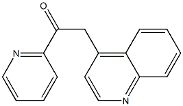 1-(pyridin-2-yl)-2-(quinolin-4-yl)ethanone 구조식 이미지