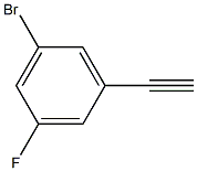 1-bromo-3-ethynyl-5-fluorobenzene 구조식 이미지