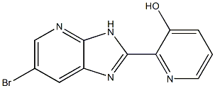 2-(6-bromo-3H-imidazo[4,5-b]pyridin-2-yl)pyridin-3-ol 구조식 이미지