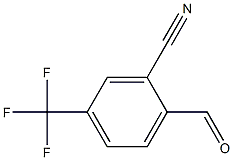 2-formyl-5-(trifluoromethyl)benzonitrile 구조식 이미지