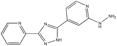 2-hydrazinyl-4-(3-(pyridin-2-yl)-1H-1,2,4-triazol-5-yl)pyridine 구조식 이미지