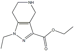 ethyl 1-ethyl-4,5,6,7-tetrahydro-1H-pyrazolo[4,3-c]pyridine-3-carboxylate 구조식 이미지