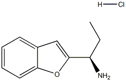 (R)-1-(benzofuran-2-yl)propan-1-amine hydrochloride Structure