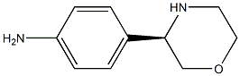 (R)-4-(morpholin-3-yl)aniline Structure