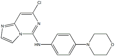 (7-Chloro-imidazo[1,2-c]pyrimidin-5-yl)-(4-morpholin-4-yl-phenyl)-amine Structure