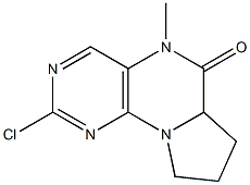 8-Chloro-5-methyl-1,2,3,3a-tetrahydro-5H-5,7,9,9b-tetraaza-cyclopenta[a]naphthalen-4-one Structure