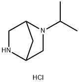 2-isopropyl-2,5-diazabicyclo[2.2.1]heptane hydrochloride Structure