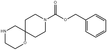 benzyl 1-oxa-4,9-diazaspiro[5.5]undecane-9-carboxylate 구조식 이미지