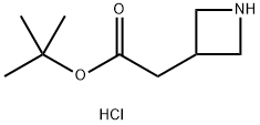 tert-butyl 2-(azetidin-3-yl)acetate hydrochloride Structure