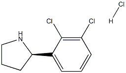 (2R)-2-(2,3-DICHLOROPHENYL)PYRROLIDINE HYDROCHLORIDE 구조식 이미지