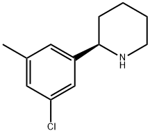 (2R)-2-(5-CHLORO-3-METHYLPHENYL)PIPERIDINE 구조식 이미지