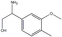 2-AMINO-2-(3-METHOXY-4-METHYLPHENYL)ETHAN-1-OL Structure