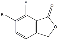 6-BROMO-7-FLUOROISOBENZOFURAN-1(3H)-ONE Structure