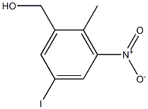 (5-iodo-2-methyl-3-nitrophenyl)methanol Structure