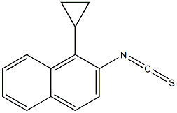 1-cyclopropyl-2-isothiocyanatonaphthalene Structure