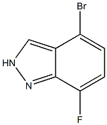 4-Bromo-7-fluoro-2H-indazole Structure