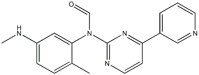 N-(2-methyl-5-(methylamino)phenyl)-N-(4-(pyridin-3-yl)pyrimidin-2-yl)formamide Structure