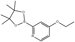 4-ethoxy-2-(4,4,5,5-tetramethyl-1,3,2-dioxaborolan-2-yl)pyridine Structure