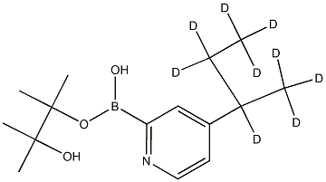 4-(sec-Butyl-d9)-pyridine-2-boronic acid pinacol ester Structure
