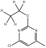 4-Chloro-6-methyl-2-(ethoxy-d5)-pyrimidine Structure